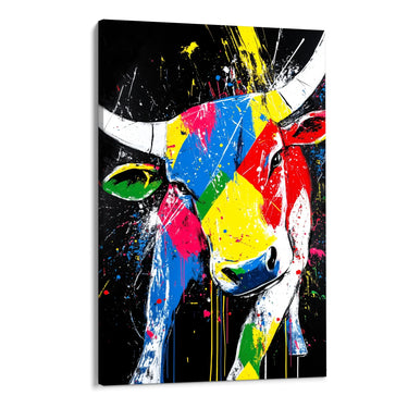 Quadro Stampa su Tela Toro Cosmico - CupidoDesign