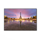 Quadro Stampa su Tela Torre Eiffel al tramonto - CupidoDesign