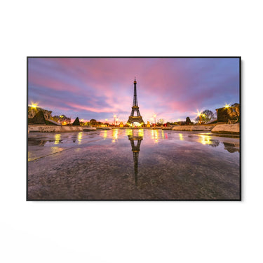 Quadro Stampa su Tela Torre Eiffel al tramonto - CupidoDesign