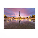 Quadro Stampa su Tela Torre Eiffel al tramonto - CupidoDesign