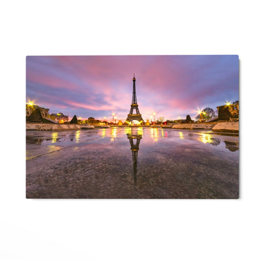 Quadro Stampa su Tela Torre Eiffel al tramonto - CupidoDesign