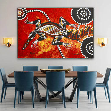 Quadro Stampa su Tela Tracce ancestrali - CupidoDesign