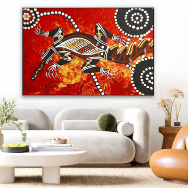 Quadro Stampa su Tela Tracce ancestrali - CupidoDesign