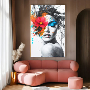 Quadro Stampa su Tela Tracce Selvagge - CupidoDesign