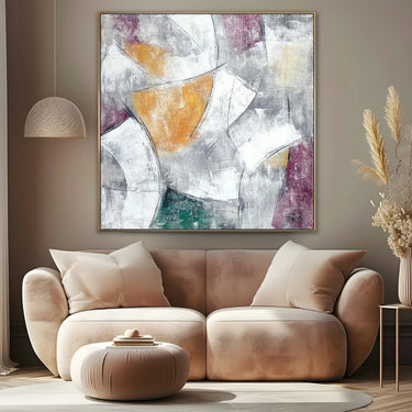 Quadro Stampa su Tela Traccia Felice - CupidoDesign