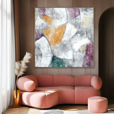 Quadro Stampa su Tela Traccia Felice - CupidoDesign