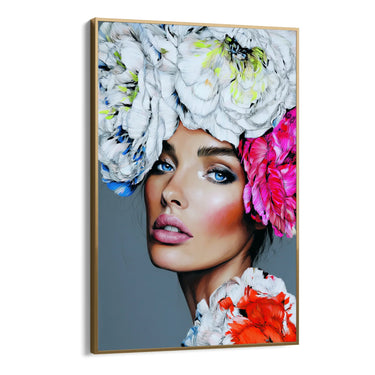 Quadro Stampa su Tela Trama Viola - CupidoDesign