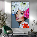 Quadro Stampa su Tela Trama Viola - CupidoDesign
