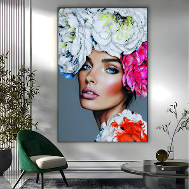 Quadro Stampa su Tela Trama Viola - CupidoDesign