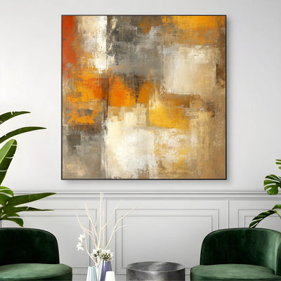 Quadro Stampa su Tela Trame Dorate - CupidoDesign