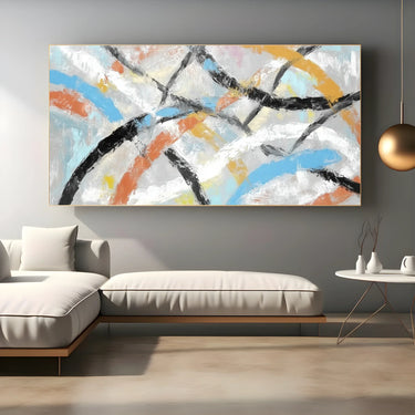 Quadro Stampa su Tela Trame Incrociate - CupidoDesign
