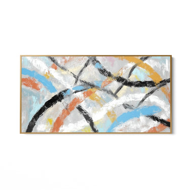 Quadro Stampa su Tela Trame Incrociate - CupidoDesign