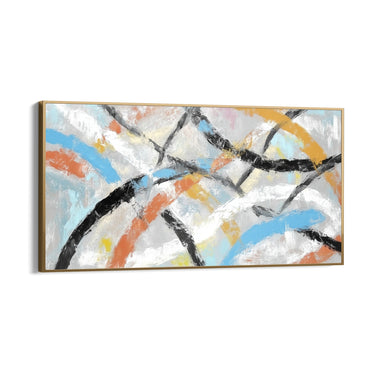Quadro Stampa su Tela Trame Incrociate - CupidoDesign