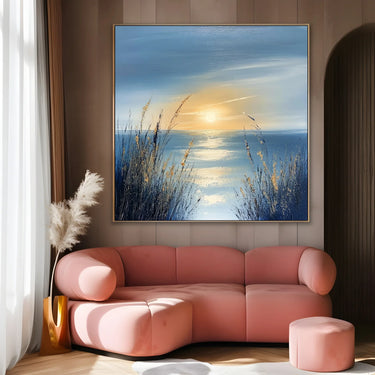 Quadro Stampa su Tela Tramonto Lento - CupidoDesign