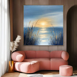 Quadro Stampa su Tela Tramonto Lento - CupidoDesign