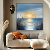 Quadro Stampa su Tela Tramonto Lento - CupidoDesign