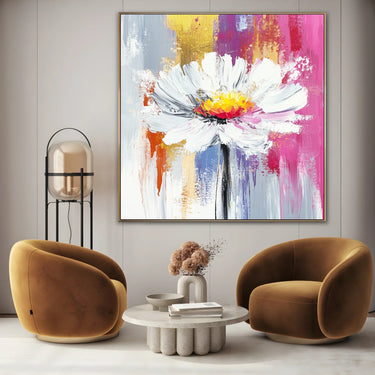 Quadro Stampa su Tela Tramonto Rosa - CupidoDesign
