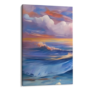 Quadro Stampa su Tela Tramonto al Mare - CupidoDesign