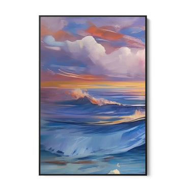 Quadro Stampa su Tela Tramonto al Mare - CupidoDesign