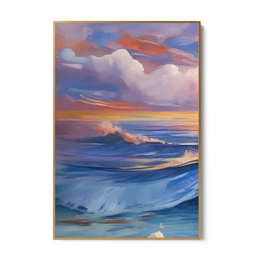 Quadro Stampa su Tela Tramonto al Mare - CupidoDesign