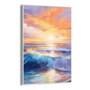 Quadro Stampa su Tela Tramonto al Mare - CupidoDesign