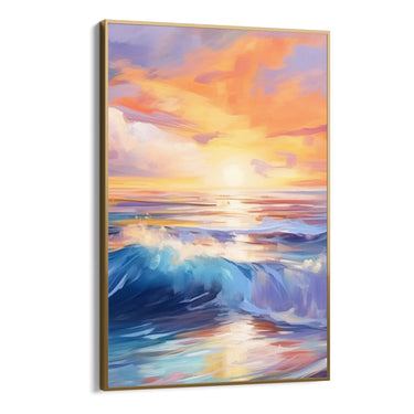Quadro Stampa su Tela Tramonto al Mare - CupidoDesign