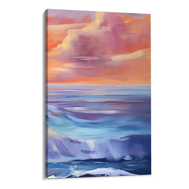 Quadro Stampa su Tela Tramonto al Mare - CupidoDesign