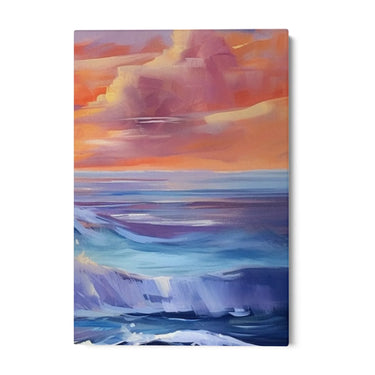 Quadro Stampa su Tela Tramonto al Mare - CupidoDesign