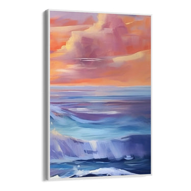 Quadro Stampa su Tela Tramonto al Mare - CupidoDesign