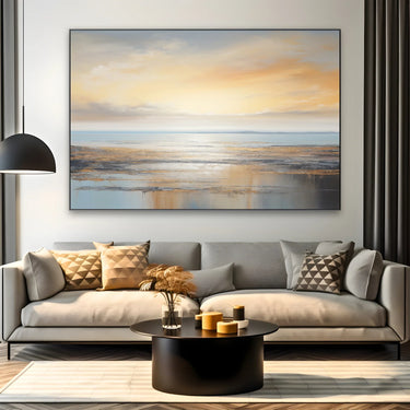 Quadro Stampa su Tela Riflessi al Tramonto - CupidoDesign