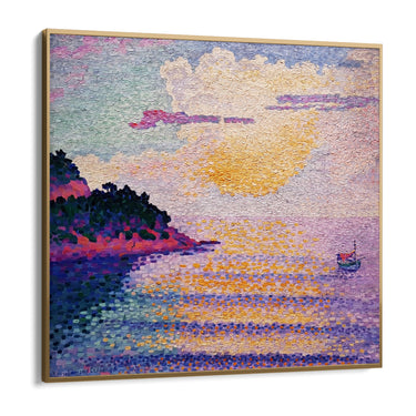 Quadro Stampa su Tela Tramonto sul mare, Henri Edmond Cross - CupidoDesign