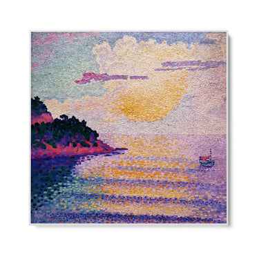 Quadro Stampa su Tela Tramonto sul mare, Henri Edmond Cross - CupidoDesign