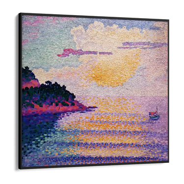 Quadro Stampa su Tela Tramonto sul mare, Henri Edmond Cross - CupidoDesign