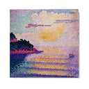 Quadro Stampa su Tela Tramonto sul mare, Henri Edmond Cross - CupidoDesign