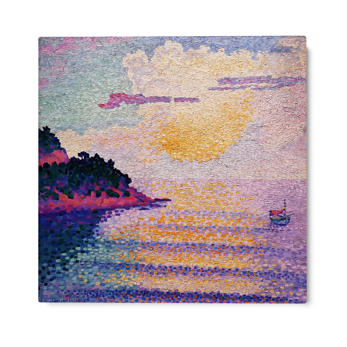 Quadro Stampa su Tela Tramonto sul mare, Henri Edmond Cross - CupidoDesign