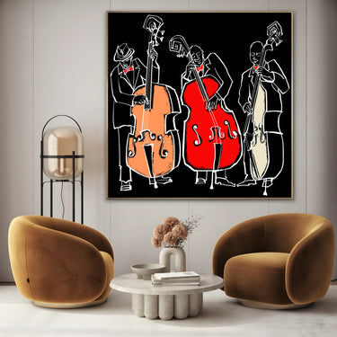 Quadro Stampa su Tela Trinità del Ritmo - CupidoDesign