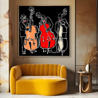 Quadro Stampa su Tela Trinità del Ritmo - CupidoDesign