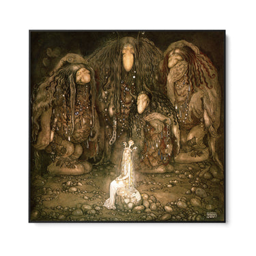 Quadro Stampa su Tela Troll Svedesi, John Bauer - CupidoDesign