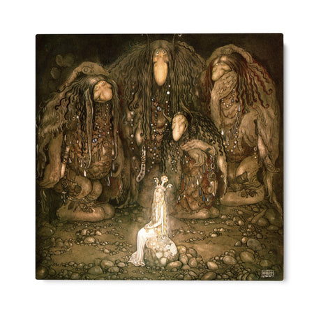 Quadro Stampa su Tela Troll Svedesi, John Bauer - CupidoDesign