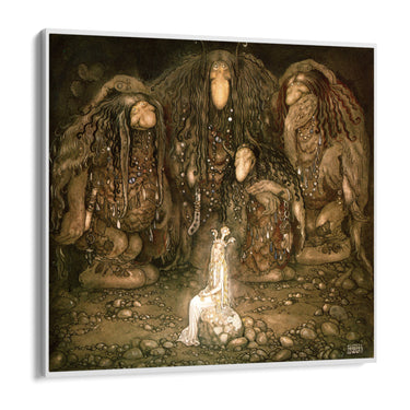 Quadro Stampa su Tela Troll Svedesi, John Bauer - CupidoDesign