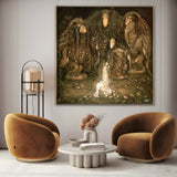 Quadro Stampa su Tela Troll Svedesi, John Bauer - CupidoDesign