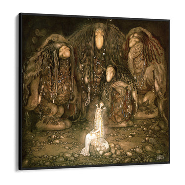 Quadro Stampa su Tela Troll Svedesi, John Bauer - CupidoDesign