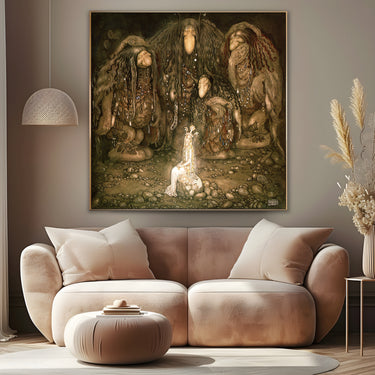 Quadro Stampa su Tela Troll Svedesi, John Bauer - CupidoDesign