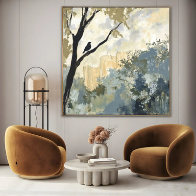 Quadro Stampa su Tela Tronchi nel Vento - CupidoDesign