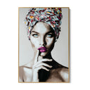 Quadro Stampa su Tela Turbante Dipinto - CupidoDesign