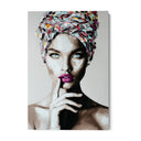Quadro Stampa su Tela Turbante Dipinto - CupidoDesign