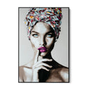 Quadro Stampa su Tela Turbante Dipinto - CupidoDesign