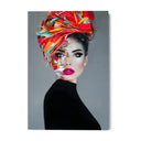 Quadro Stampa su Tela Turbante Fluo - CupidoDesign