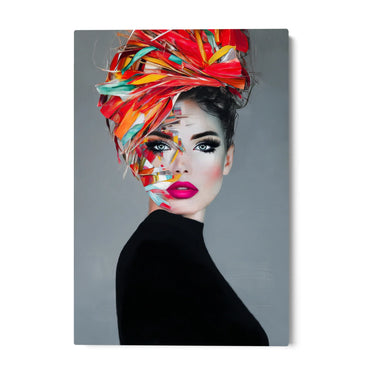 Quadro Stampa su Tela Turbante Fluo - CupidoDesign