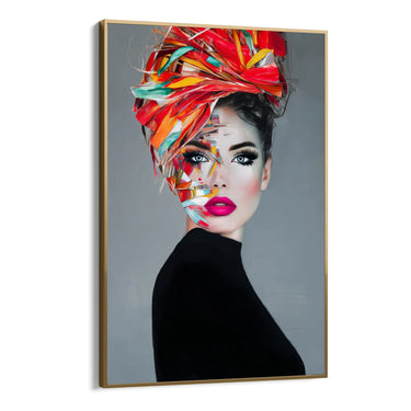 Quadro Stampa su Tela Turbante Fluo - CupidoDesign
